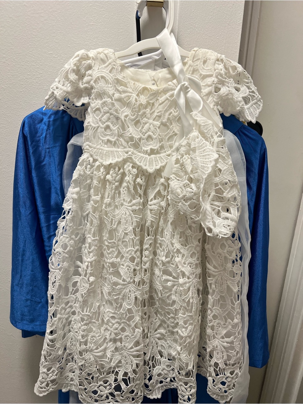 White Lace Formal Dress for Girls - Elegant Party Dress